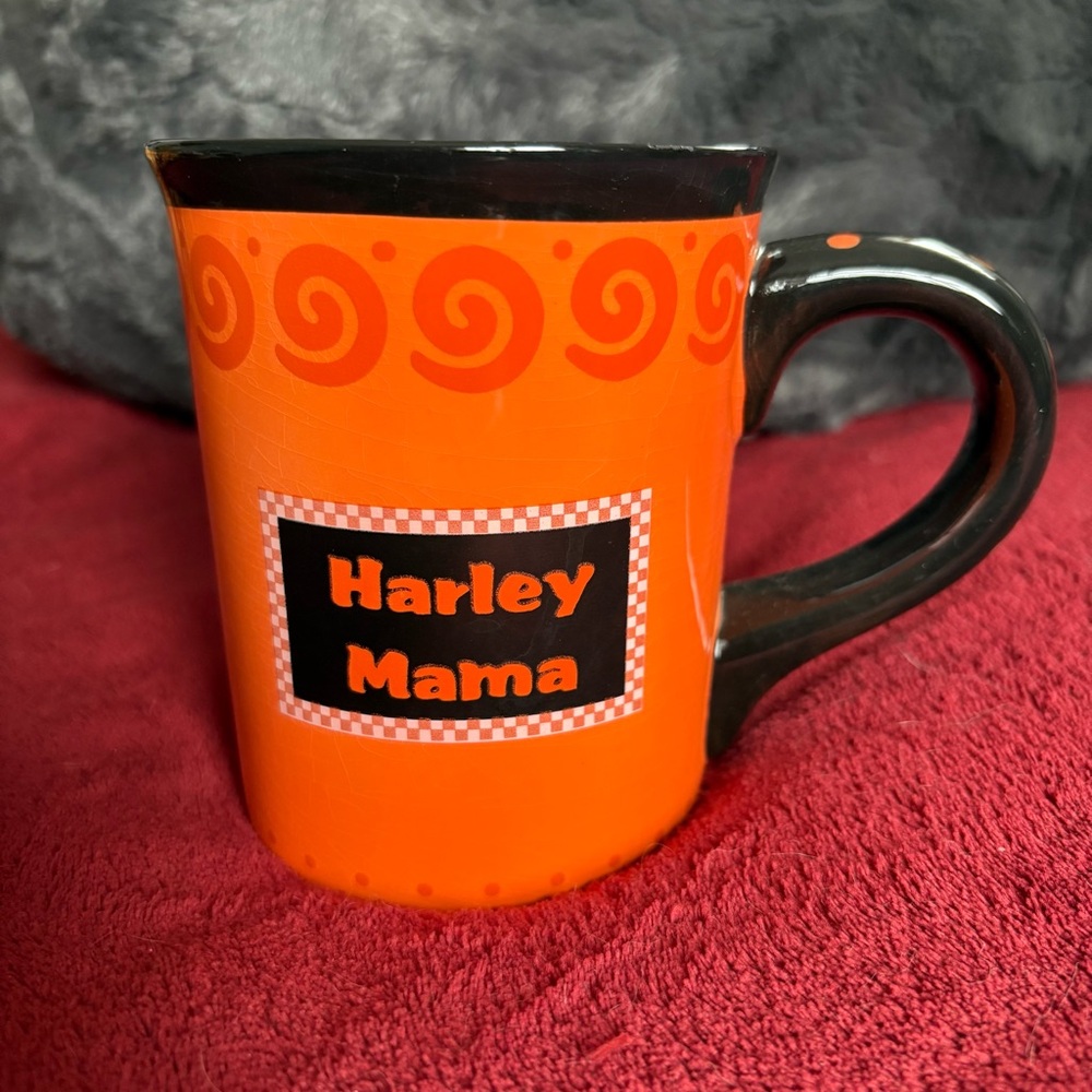 Harley Mama Orange Mug